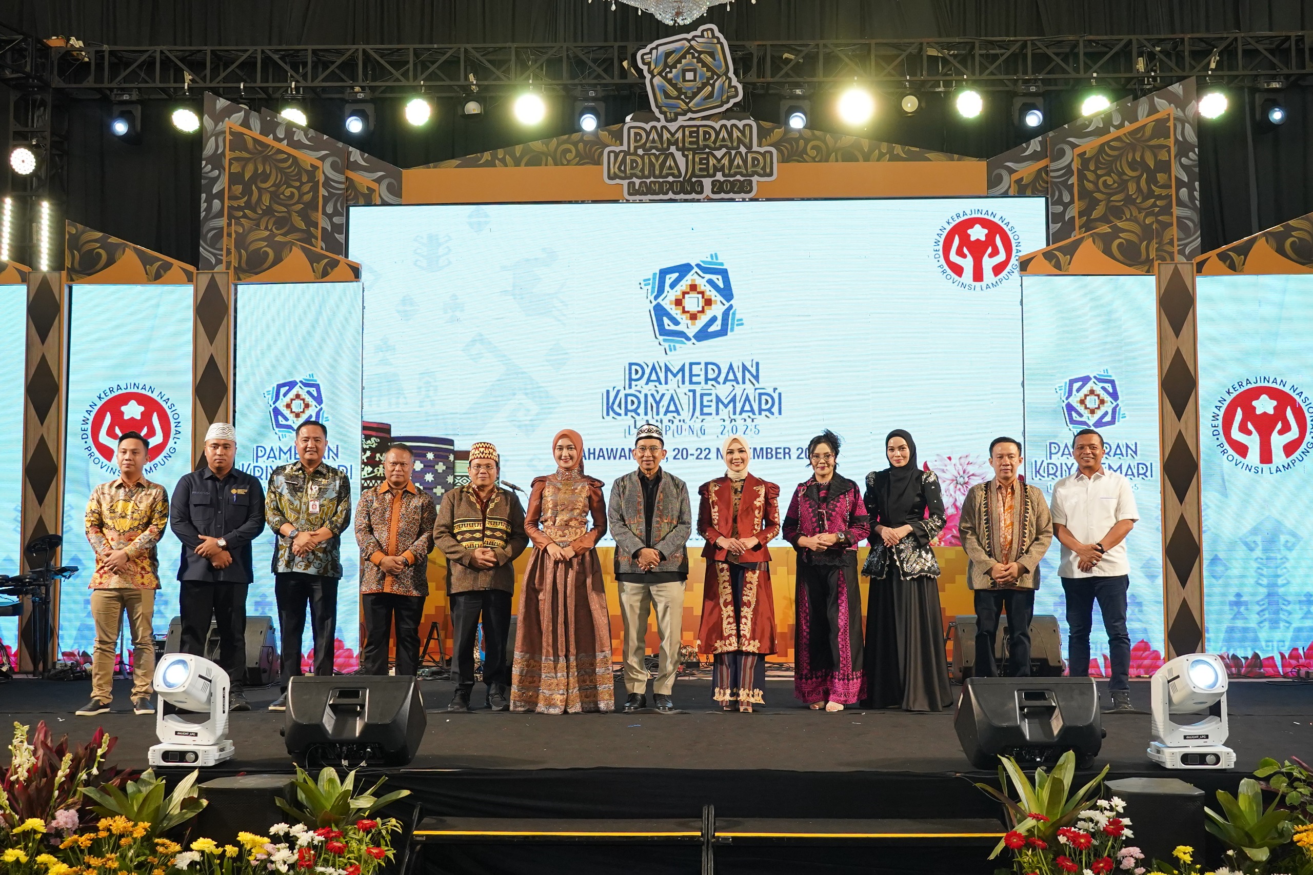 Gelaran Kriya Jemari 2025, Dekranasda Lampung Tegaskan Wastra Tapis sebagai Perpaduan Tradisi dan Inovasi